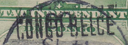 Belgian Congo 1909 Mi. 1 II, 5c. Hafen Von Matadi ERROR Variety Surchargé Overprint 'CONGO BELCE', KAGONGO Cancel - Used Stamps