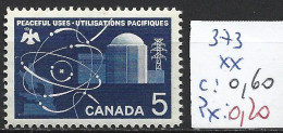 CANADA 373 ** Côte 0.60 € - Unused Stamps