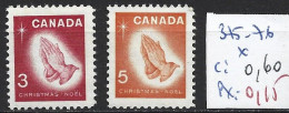 CANADA 375-76 * Côte 0.60 € - Unused Stamps