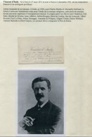 VINCENT D'INDY - Compositeur Carte De Visite à Son Nom Avec Texte Autographe Signée - Sänger Und Musiker