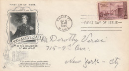 LETTERA 1946 USA FDC 100 ANNIV.ACQUISITION OF NEW MEXICO (LY296 - 1941-1950