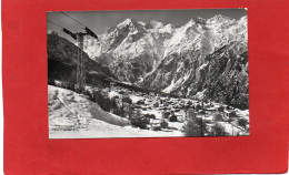 SUISSE---GRÄCHEN, WALLIS---Luftseilbahn Hannigalp---voir 2 Scans - Grächen