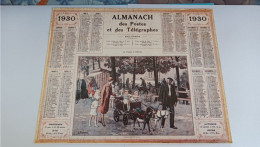 FRANCE : ALMANACH DES POSTES ET DES TELEGRAPHES - Année 1930 - Big : 1921-40