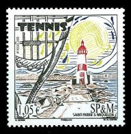 (448) St. Pierre / SPM  Lighthouse / Phare / Leuchtturm / Sport / Tennis  ** / Mnh  Michel 1048 - Otros & Sin Clasificación