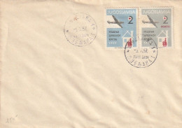 FDC JUGOSLAVIA 1957 (OG395 - FDC