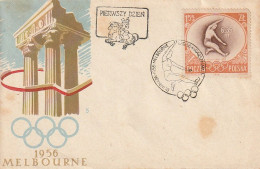 FDC GIOCHI OLIMPICI 1956 POLONIA (OG296 - Zomer 1956: Melbourne