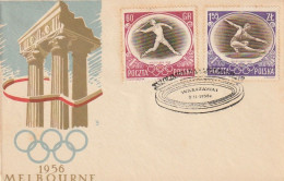 FDC GIOCHI OLIMPICI 1956 POLONIA (OG289 - Verano 1956: Melbourne