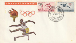 FDC GIOCHI OLIMPICI 1960 RUANDA URUNDI (OG247 - Verano 1960: Roma