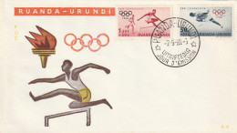 FDC GIOCHI OLIMPICI 1960 RUANDA URUNDI (OG243 - Verano 1960: Roma