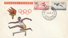 FDC GIOCHI OLIMPICI 1960 RUANDA URUNDI (OG241 - Verano 1960: Roma