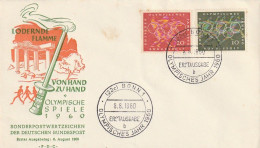 FDC GIOCHI OLIMPICI 1960 GERMANIA (OG227 - Summer 1960: Rome