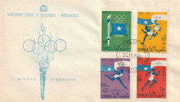 FDC GIOCHI OLIMPICI 1960 SOMALIA (OG224 - Somalia (1960-...)