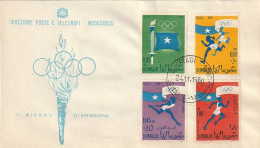 FDC GIOCHI OLIMPICI 1960 SOMALIA (OG225 - Somalie (1960-...)