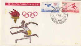 FDC GIOCHI OLIMPICI 1960 CONGO BELGA (OG216 - Covers & Documents