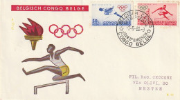 FDC GIOCHI OLIMPICI 1960 CONGO BELGA (OG220 - Briefe U. Dokumente