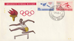 FDC GIOCHI OLIMPICI 1960 CONGO BELGA (OG201 - Brieven En Documenten