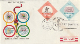 FDC GIOCHI OLIMPICI 1960 FILIPPINE (OG195 - Summer 1960: Rome