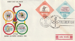 FDC GIOCHI OLIMPICI 1960 FILIPPINE (OG194 - Summer 1960: Rome