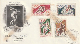 FDC GIOCHI OLIMPICI 1960 TOGO (OG191 - Summer 1960: Rome