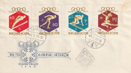 FDC GIOCHI OLIMPICI 1960 UNGHERIA (OG188 - Summer 1960: Rome