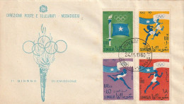 FDC GIOCHI OLIMPICI 1960 SOMALIA (OG186 - Somalia (1960-...)