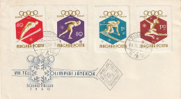 FDC GIOCHI OLIMPICI 1960 UNGHERIA (OG187 - Verano 1960: Roma