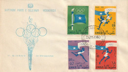 FDC GIOCHI OLIMPICI 1960 SOMALIA (OG184 - Somalie (1960-...)