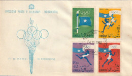 FDC GIOCHI OLIMPICI 1960 SOMALIA (OG180 - Somalie (1960-...)