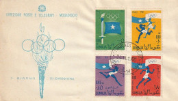 FDC GIOCHI OLIMPICI 1960 SOMALIA (OG162 - Somalie (1960-...)