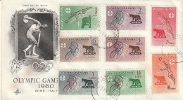 FDC GIOCHI OLIMPICI 1960 MALDIVE (OG154 - Verano 1960: Roma