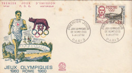 FDC GIOCHI OLIMPICI 1960 FRANCIA (OG141 - Summer 1960: Rome