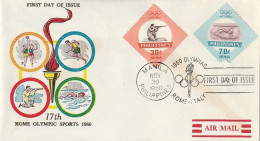 FDC GIOCHI OLIMPICI 1960 FILIPPINE (OG136 - Summer 1960: Rome