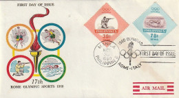 FDC GIOCHI OLIMPICI 1960 FILIPPINE (OG135 - Summer 1960: Rome