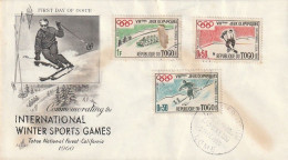 FDC GIOCHI OLIMPICI 1960 TOGO (OG129 - Summer 1960: Rome