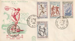 FDC GIOCHI OLIMPICI 1960 MAROCCO (OG98 - Summer 1960: Rome