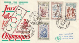 FDC GIOCHI OLIMPICI 1960 MAROCCO (OG64 - Sommer 1960: Rom