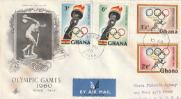 FDC GIOCHI OLIMPICI 1960 GHANA (OG29 - Estate 1960: Roma