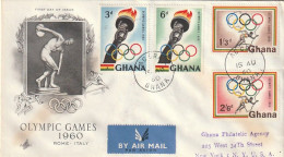 FDC GIOCHI OLIMPICI 1960 GHANA (OG33 - Sommer 1960: Rom