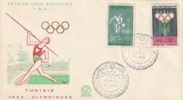 FDC GIOCHI OLIMPICI 1960 TUNISIA (OG21 - Ete 1960: Rome