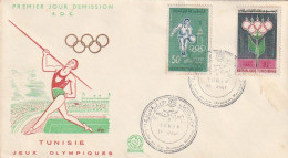 FDC GIOCHI OLIMPICI 1960 TUNISIA (OG20 - Ete 1960: Rome