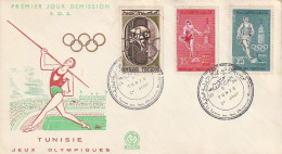 FDC GIOCHI OLIMPICI 1960 TUNISIA (OG15 - Estate 1960: Roma