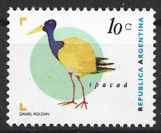 Argentina 1995 Permanent/Definitives Ipacaá Bird Birds 0.10 Cents MNH Stamp - Nuevos