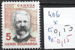 CANADA 406 * Côte 0.50 € - Unused Stamps