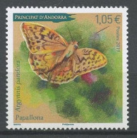 ANDORRE 2019 N° 836 ** Neuf MNH Superbe Faune Papillons Cardinal Argynnis Pandora Insectes Butterflies - Unused Stamps