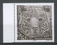 ANDORRE 2019 N° 837 ** Neuf MNH Superbe Faune Ursidés Ours Brun Ursus Arctos Animaux - Unused Stamps