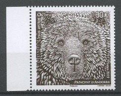 ANDORRE 2019 N° 837 ** Neuf MNH Superbe Faune Ursidés Ours Brun Ursus Arctos Animaux - Ungebraucht