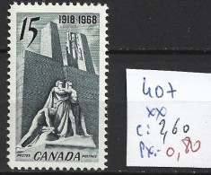 CANADA 407 ** Côte 2.60 € - Unused Stamps