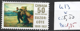 CANADA 413 * Côte 5.50 € - Unused Stamps