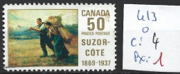 CANADA 413 Oblitéré Côte 4 € - Oblitérés