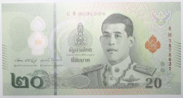 Thaïlande - 20 Baht - 2022 - PICK 142b.1 - NEUF - Tailandia